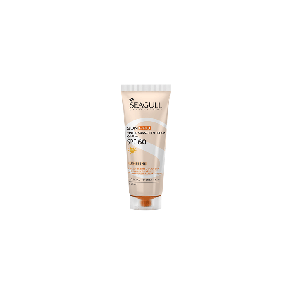 کرم ضد آفتاب SPF60 مناسب انواع پوست سی گل 50 میلی لیتر