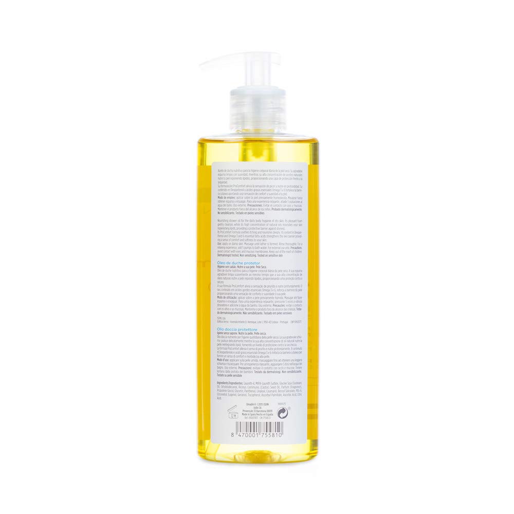 شوینده روغنی حمام محافظ پوست خشک اوره دین کالم ایزدین 400ml - تصویر 4