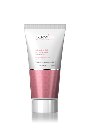 ژل روشن کننده صورت و گردن سروینا 50ml