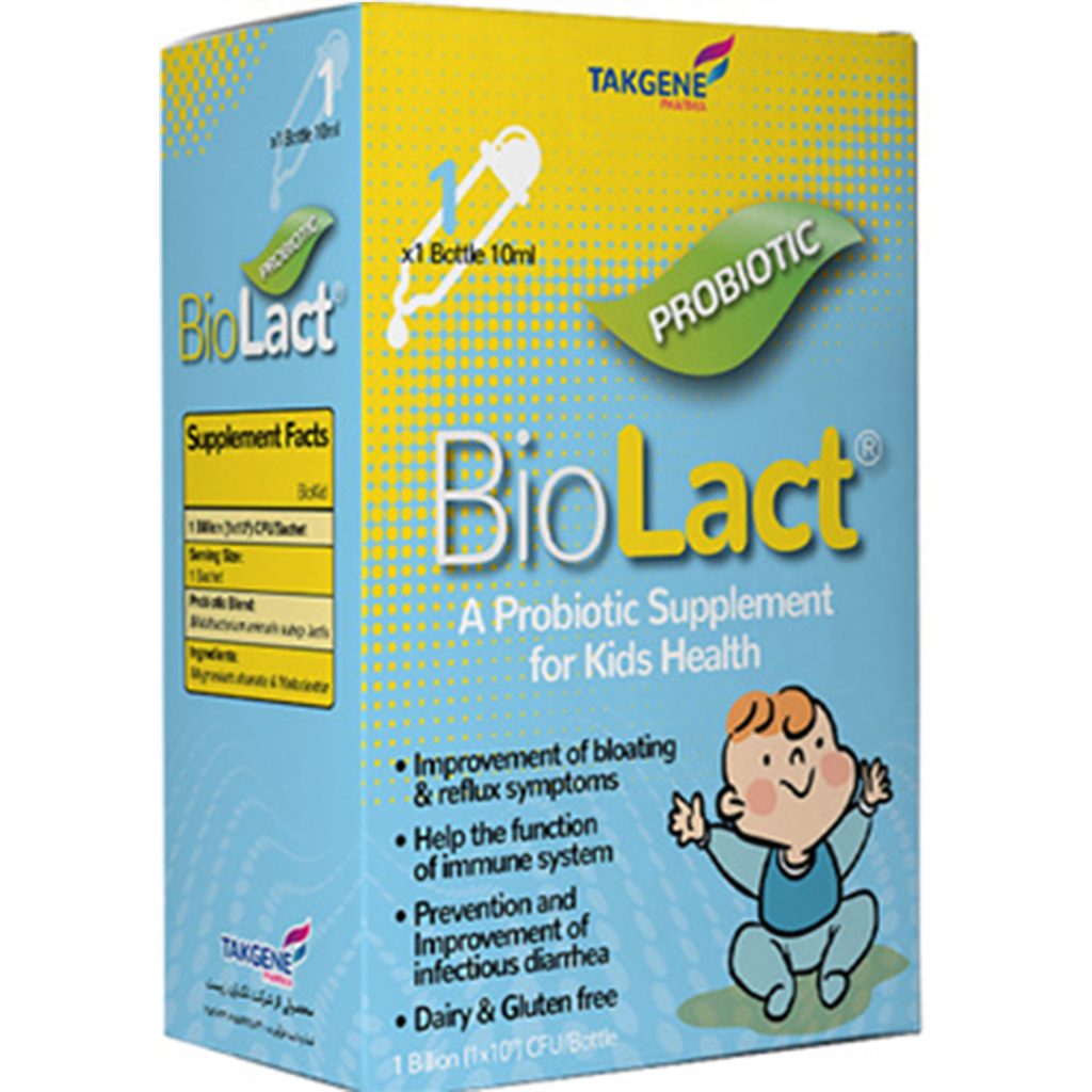 قطره خوراکی پروبیوتیک اطفال بایو لاکت تک ژن فارما 15 میل