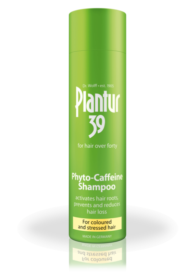 شامپو مخصوص موهای خشک و رنگ شده کافئينه پلانتور39 250ml