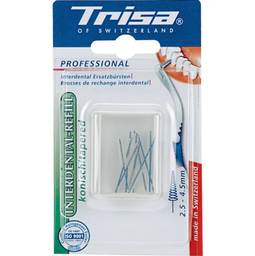 یدک مسواک بین دندانی مخروطی Interdental-Refill تریزا 2.5 - 4.5 mm