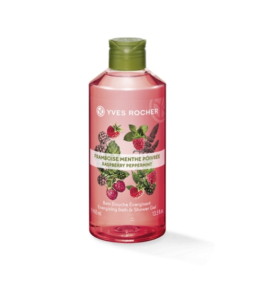 ژل شستشوی بدن تمشک و نعنا ایوروشه 400ml